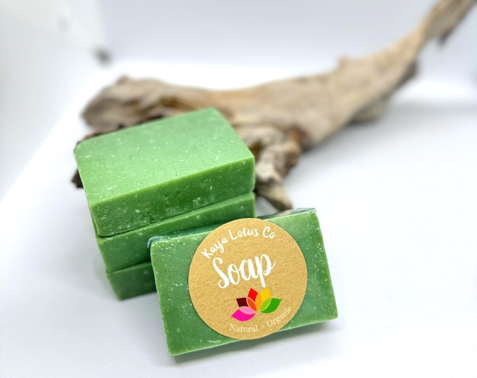 Green Tea Verbena Scrub Cold Process Soap Loaves / Bars