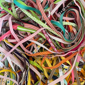 GRAB BAG!!! Lot of 20 yards 3/8&quot; Grosgrain Ribbon by the yard - New