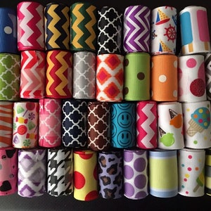 GRAB BAG!!! Lot of 30yds 1-1/2&quot; (1.5&quot;) Grosgrain Ribbon by the yard - New