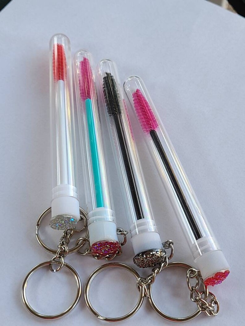 20 Pack Eyelash wand tube keychains lash wands custom lash Etsy