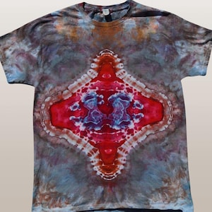 Medium Geometric Tie Dye Tshirt | Abstract Tie Dye | Ice Tie Dye | Men’s Tie Dye | Women’s Tie Dye | Unisex Clothing