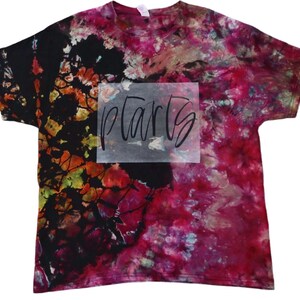 Custom Tie Dye T-Shirt – Handmade Vibrant Tie Dye Shirt | Cotton Shirt | Festival, Streetwear, Boho Clothing, Adult Tie Dye, Geometric Shirt