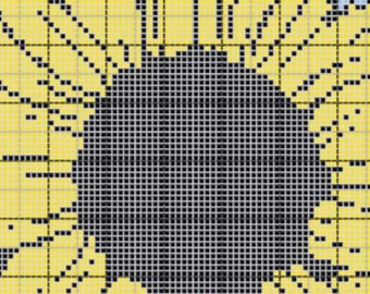 C2C sunflower pattern