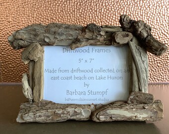 Driftwood Frame - This cute, bow and all, frame was made to hold that famous photo of you and the girls.