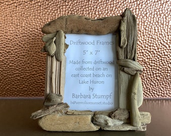 Driftwood Frame - Immediately evokes memories of that rocky place or beach. All it needs is the photo that captured that special moment.