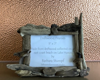 Driftwood Frame - Talk about personality. This frame is ideal for that outdoor group photo of the eccentrics in your family.