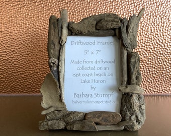 Driftwood Frame - Chipper, eager, and worthy. Mounting a special memory in this frame is the right thing to do.