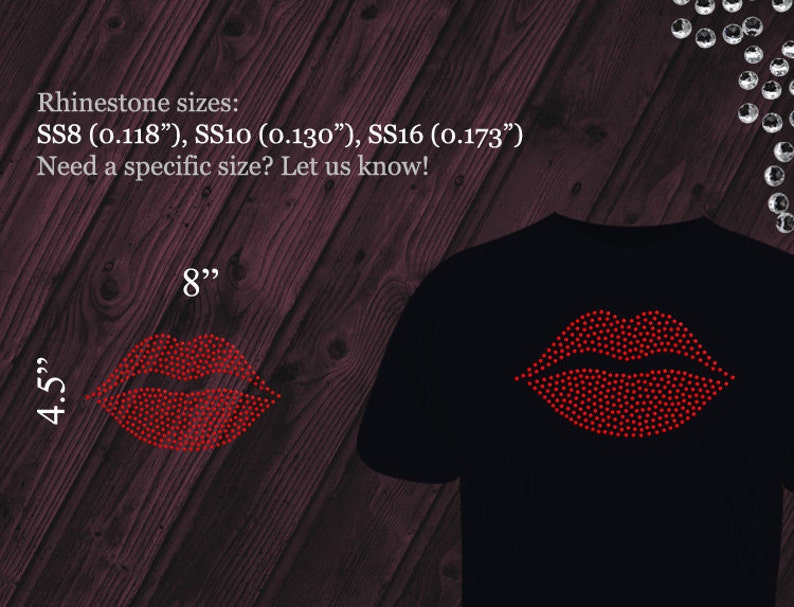 Download Rhinestone Design Elements - Lips - SVG EPS - Digital Template - Vector Clipart - Cricut ...