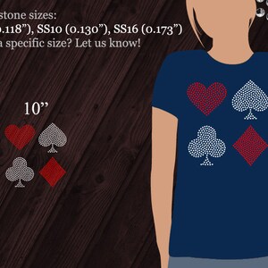 Playing Cards Rhinestone Rhinestone - Playing Cards - Vegas - SVG EPS - Digital Template ...