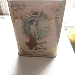 Vintage Macfarlane & Lang Biscuit Tin, Shabby Chic Kitchen Decor
