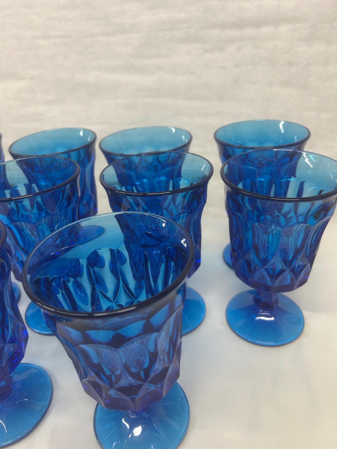 Vintage Noritake Cobalt Blue Goblets (set of 10) - Mid-century Modern ...