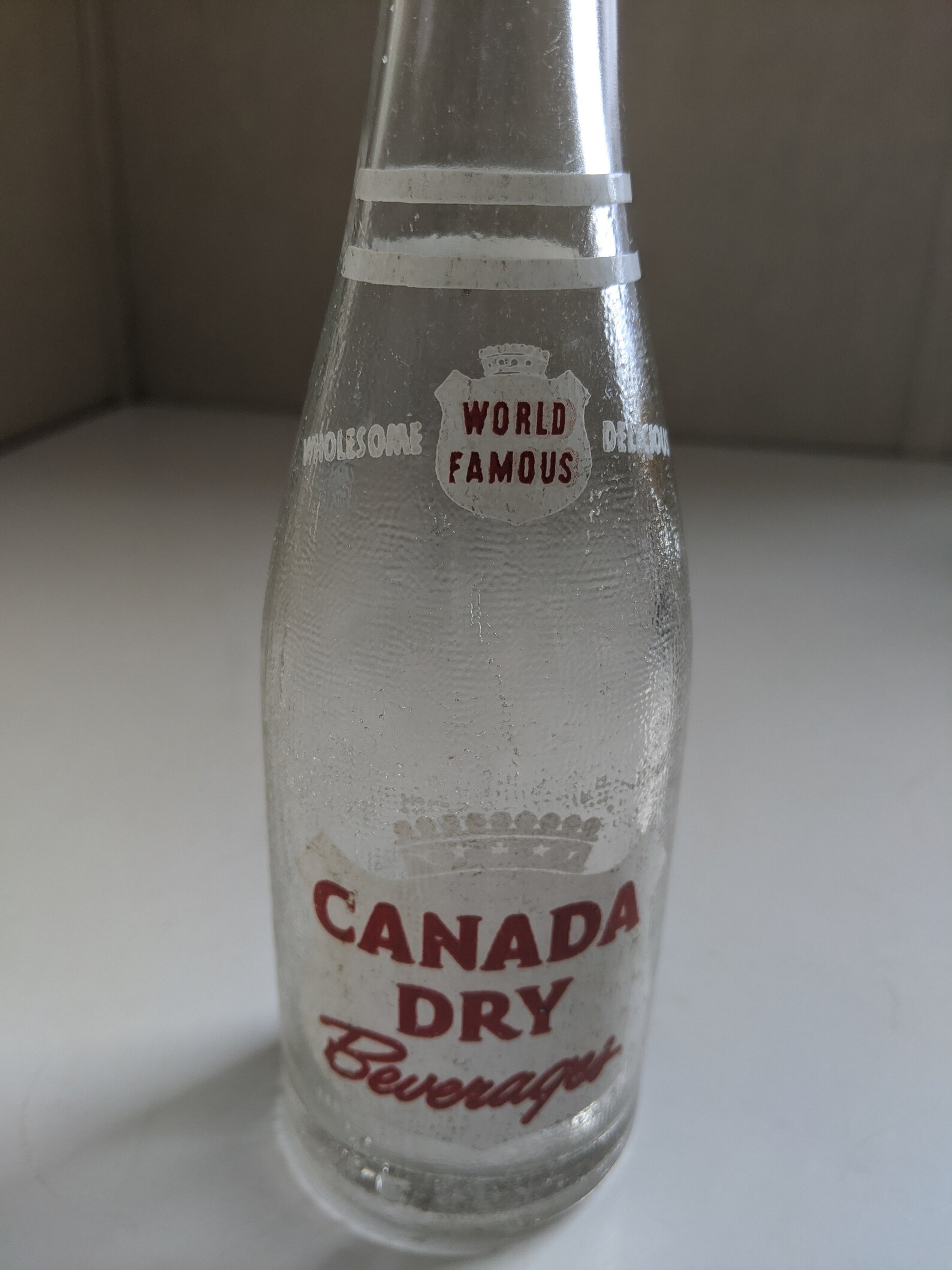 Vintage Soda Bottle Canada Dry Bottle 1949 Industrial Etsy