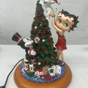 Betty Boop Christmas tree Danbury Mint Lighted Trim The Tree Vintage