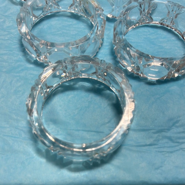 Crystal Napkin Rings - Etsy