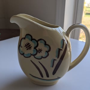vintage Shawnee Pottery #35 - Pichet céramique - Avec cornflowers design - Made in USA