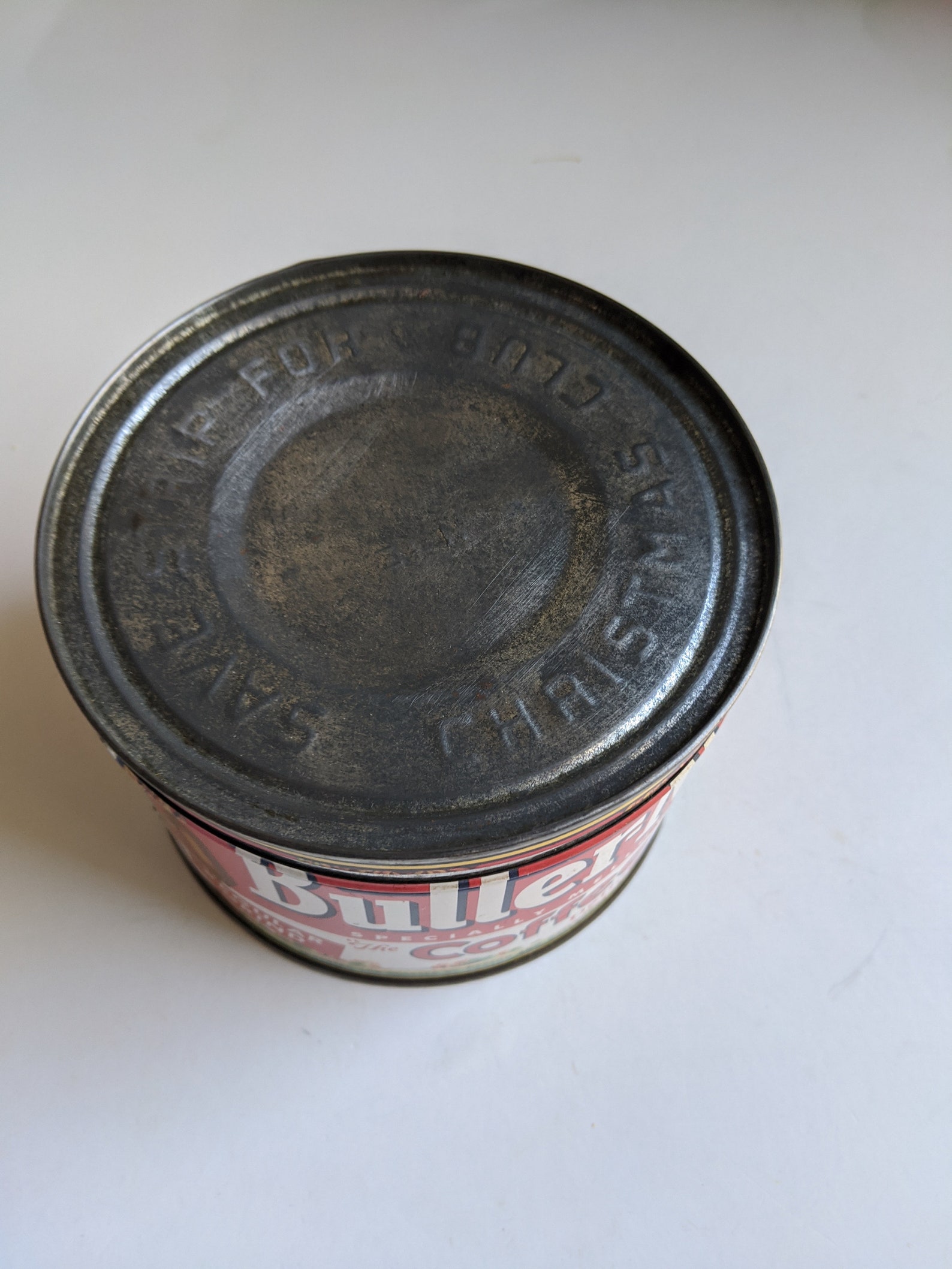 Vintage ButterNut Coffee Tin with Lid One Pound Can 1950s Etsy