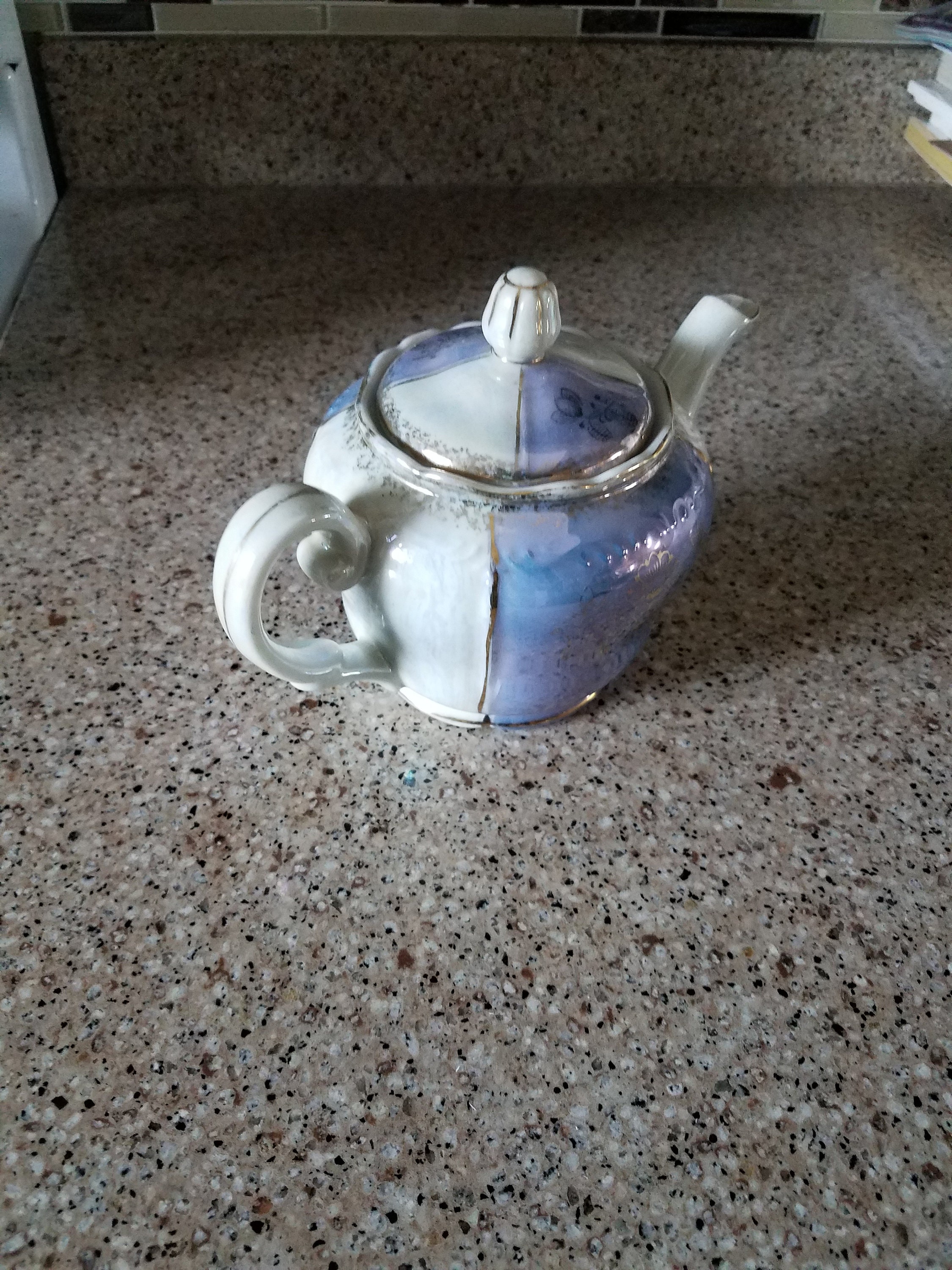 Castle China Teapot Etsy