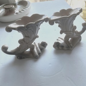 Cornucopia Royal Haeger Vintage Candle Holders