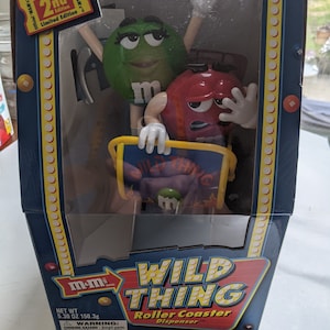 M&M&#39;s candy dispenser. Wild thing. Amusement park decorations.