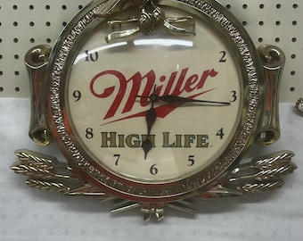 Vintage Miller High Life adelaarklok