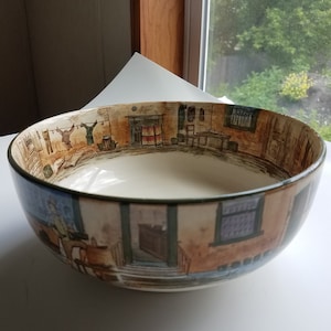 Victorian Serving Bowl, Charles Dickens Ware, Royal Daulton.