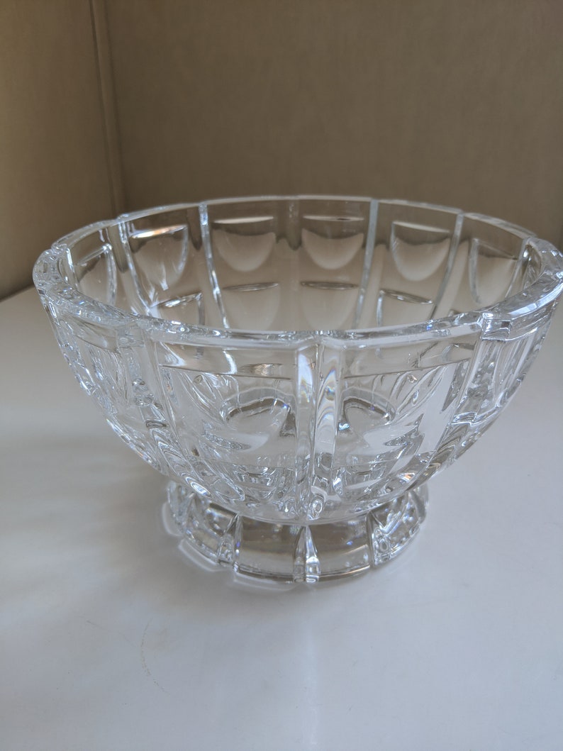 Beautiful Bowl Cut Crystal Bowls Large Serving Bowl Decorative Etsy