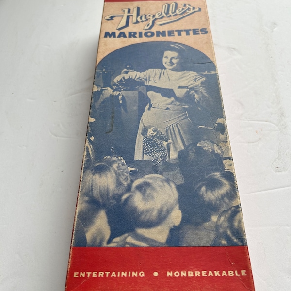 Vintage Hazelle's Popular Marionettes 807 Sambo with Box