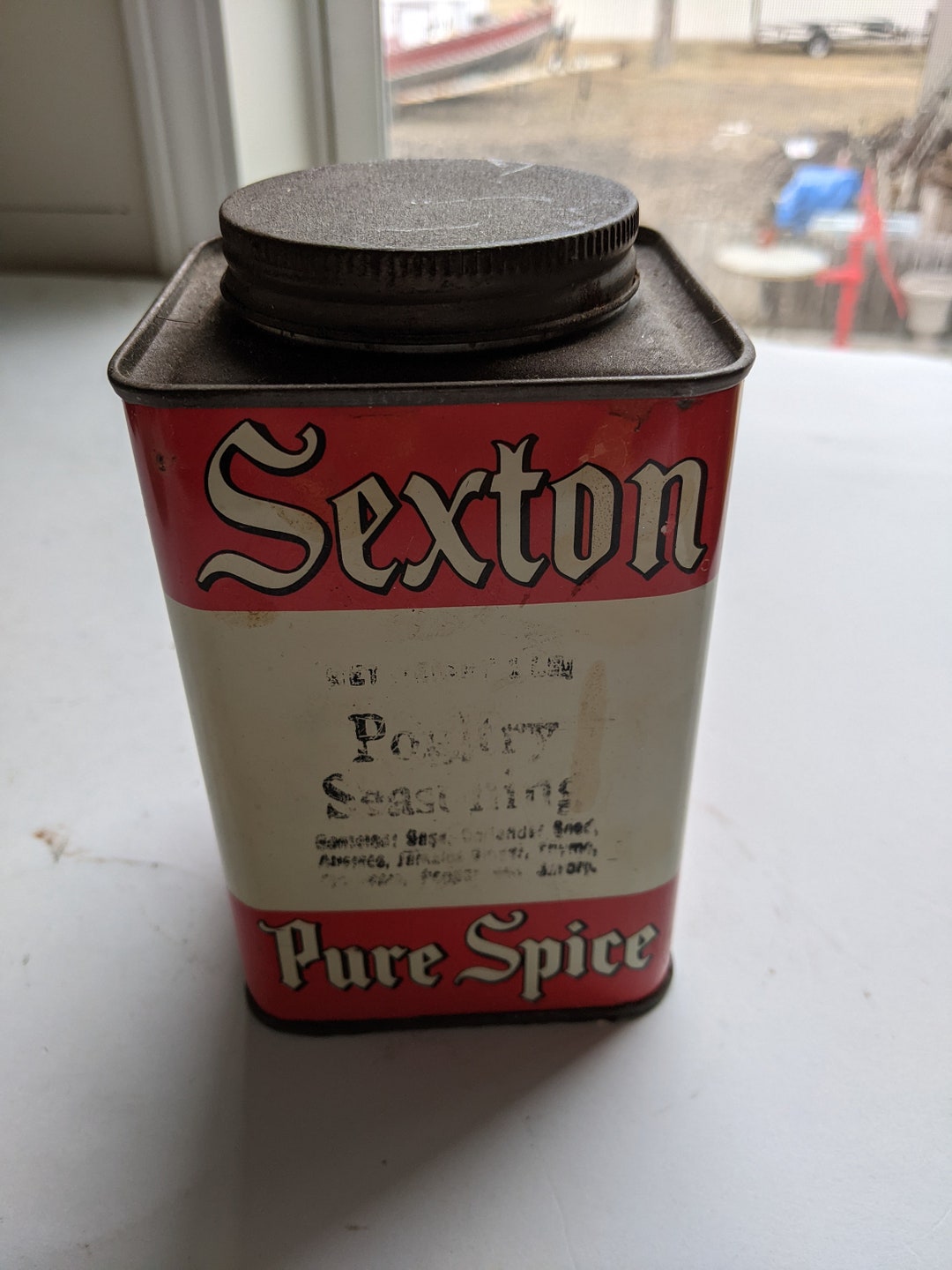 Vintage Sexton Advertising Tin Poultry Seasoning Farm Fresh Etsy