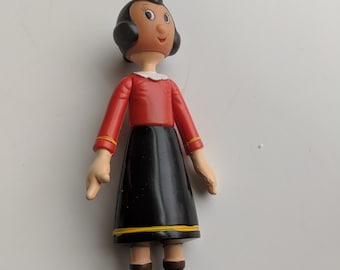 Figura de plástico vintage Olive Oyl de 1976 de Dakin.