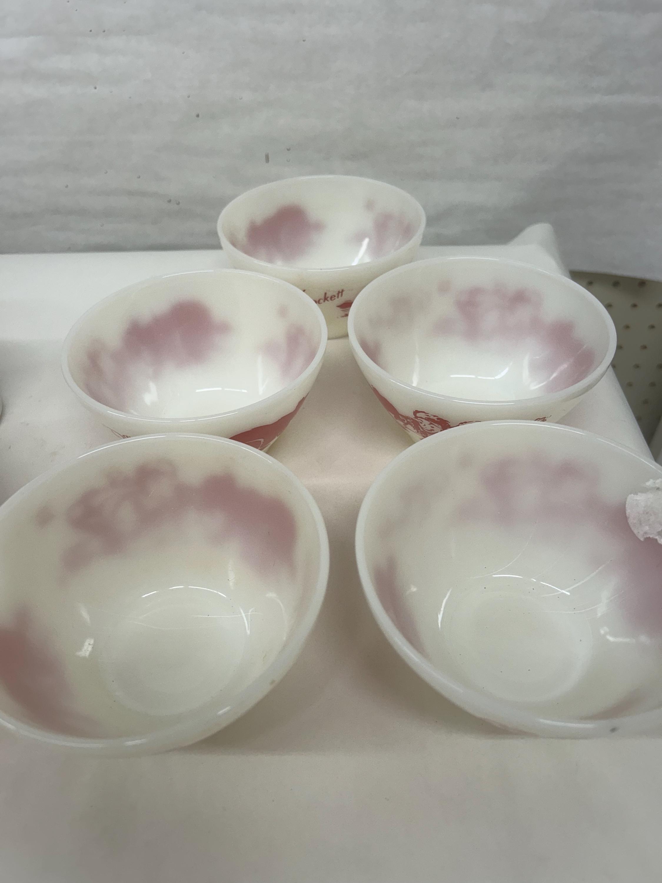 Fire King Davy Crocket Bowl - Etsy