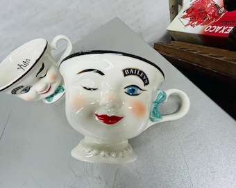 Vintage Baileys Irish Cream „Mr. & Mrs. Yum“ Zwinkerbecher-Set