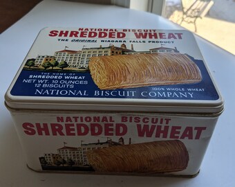 Shredded Wheat 100% Alimentaire The Happy Rétro Style Vintage Métal Plaque Murale Signe
