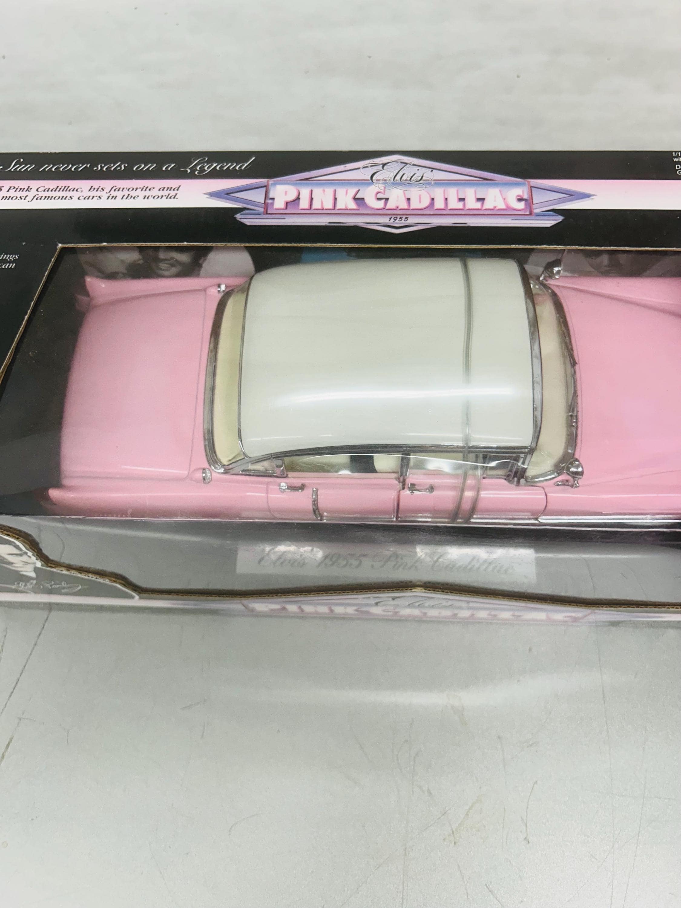 MRC 1:18 Scale Elvis Pink 1955 Cadillac Fleetwood Diecast Model