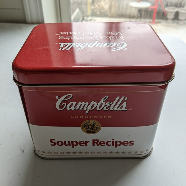 Campbell’s Soup “Souper Recipes” Tin Box