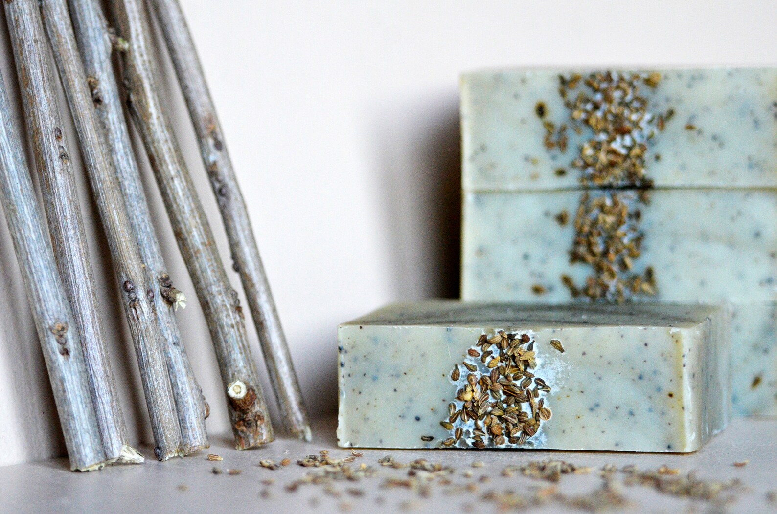 Anise Fennel Poppy Seeds Scrub Soap Rustic Soap Natural Etsy