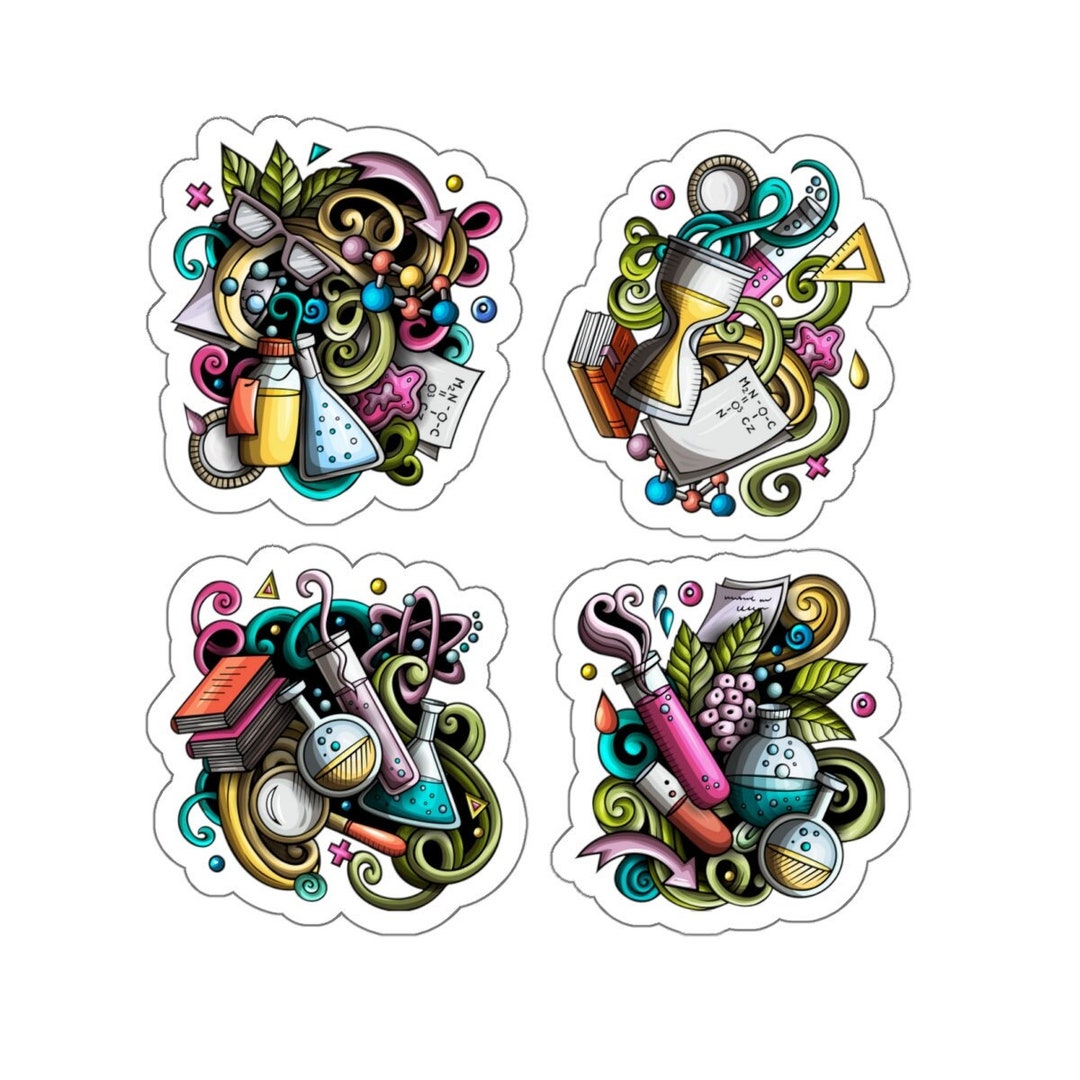 Science Stickers Science Nature Cool Stickers Plant Stickers Science