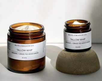 Organic Bare Unscented Tallow Whip