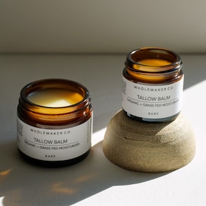 Organic Bare Unscented Tallow Balm
