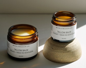 Organic Bare Unscented Tallow Balm