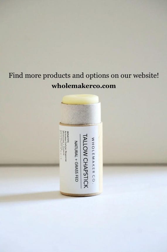Organic Tallow Lip Balm