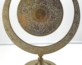 Vintage Indian Brass Table Gong (No striker)
