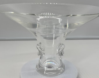 Steuben Glass Bouquet Vase Designed by George Thompson (1949)