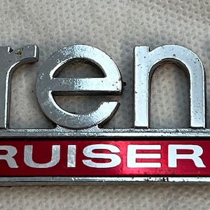 Oldsmobile OEM 1982-1988 Firenza Cruiser LX Fender Emblem Badge Logo Nameplate