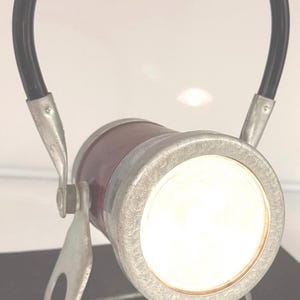 Vintage Empire Metal Ware Red Railroad Portable Lamp Lantern Two Rivers, WI "Tested Working"