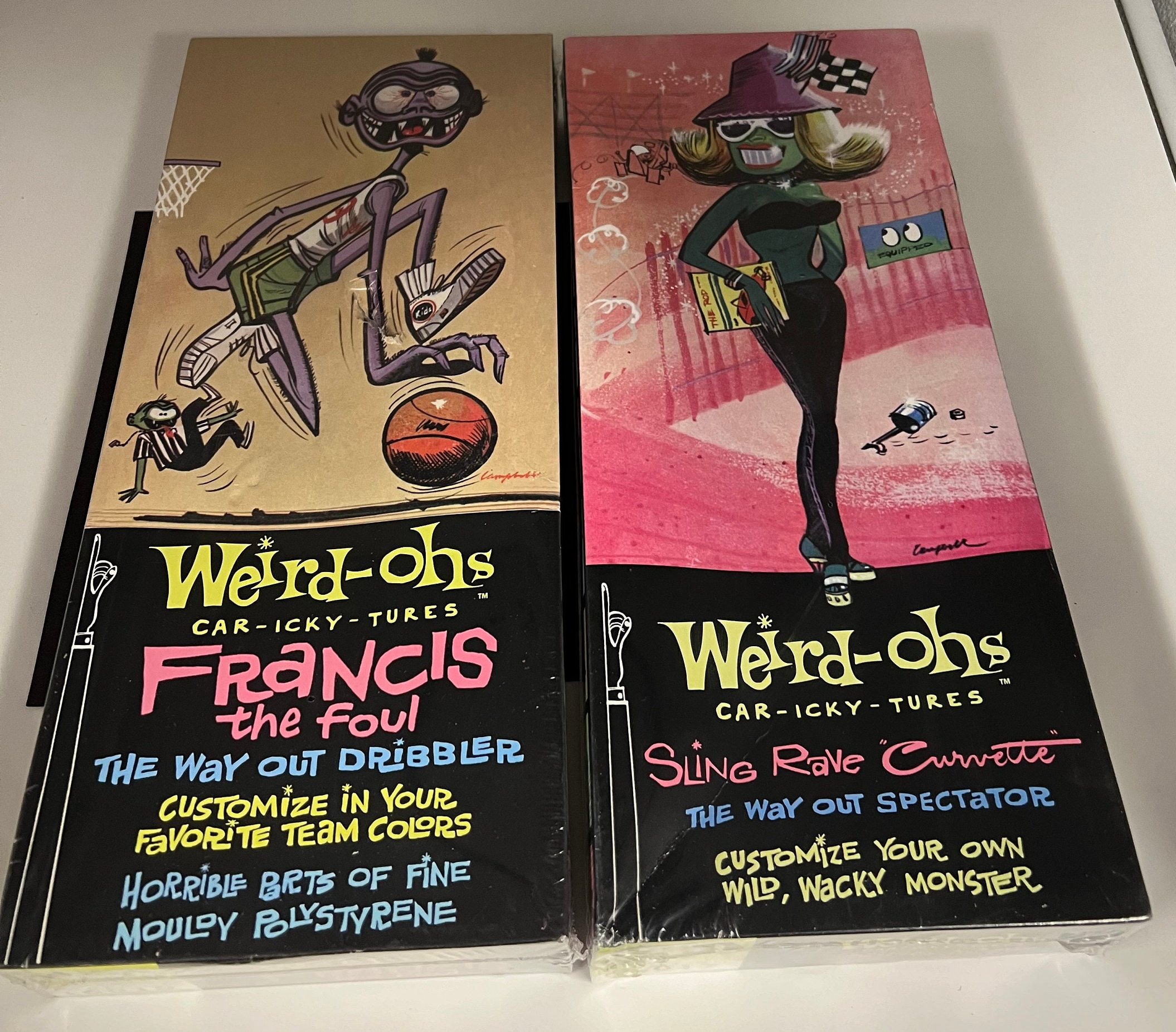 Weird-ohs フィギュア 4体セット Weird Ohs Models - Etsy Hong Kong