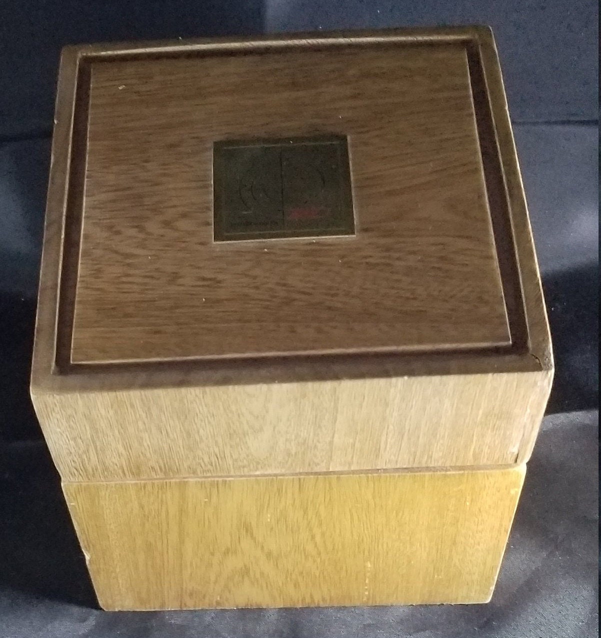 超レア　DECATUR INDASTRIES 木製　小物入れ　シガー　ボックス 超レアDECATUR INDASTRIES 木製小物入れシガーボックス