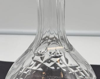 Vintage Waterford Crystal Lismore Decanter (No stopper) 8.5" Tall