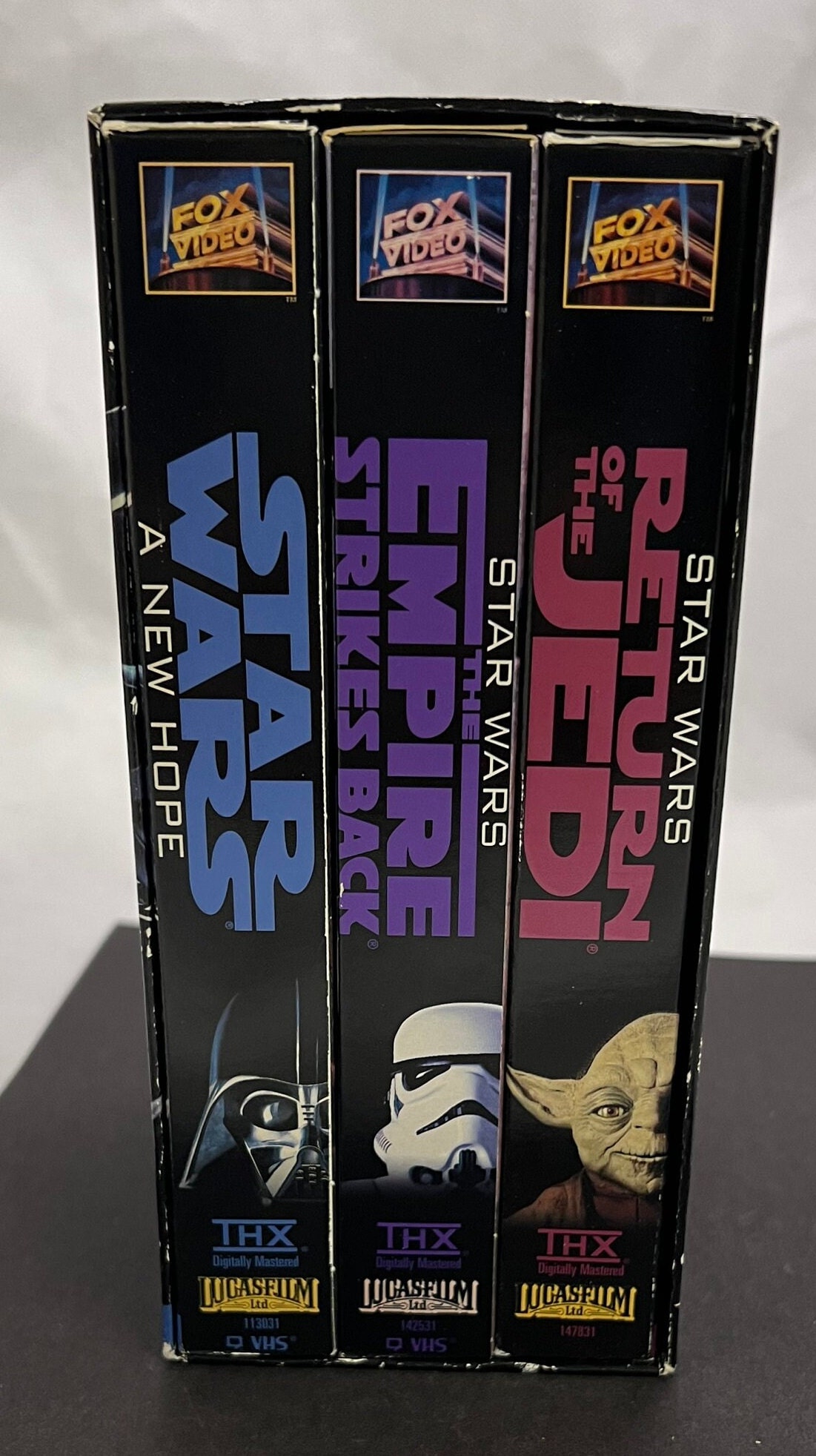 STAR WARS TRILOGY　ＶＨＳ The STAR WARS Trilogy VHS Set Thx Mastered 2 of the 3 Are Still