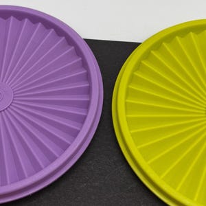 Vintage Pleated 6.5" Tupperware Lids YOUR CHOICE #808-11