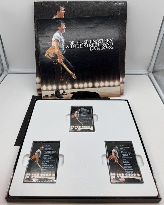 Bruce Springsteen Vintage Cassette Box Set Live 1975-1985 3